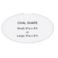 Custom Lenticular Flip Image - Small Oval Shape Magnet